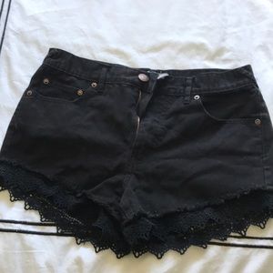 Black free people shorts